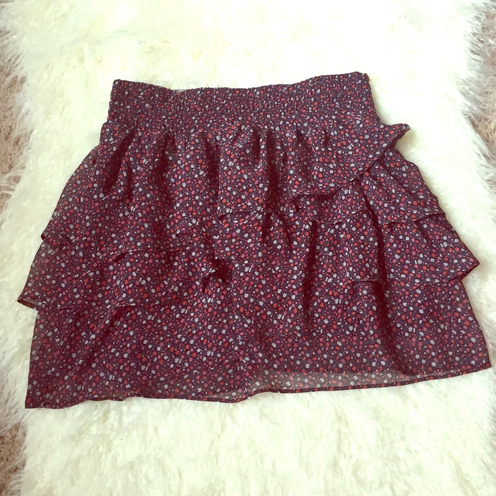 Tiered Chiffon Skirt